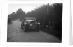 Lagonda taking part in the Bugatti Owners Club car treasure hunt, 25 October 1931 by Bill Brunell
