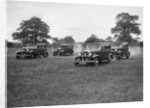 Three Singer Super Sixes and a Singer Senior at the Bugatti Owners Club gymkhana, 5 July 1931 by Bill Brunell