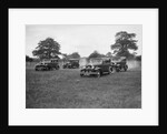 Three Singer Super Sixes and a Singer Senior at the Bugatti Owners Club gymkhana, 5 July 1931 by Bill Brunell