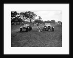 MG M type and Bugatti Type 43 taking part in the Bugatti Owners Club gymkhana, 5 July 1931 by Bill Brunell