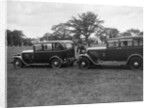 Two Singer Super Sixes at the Bugatti Owners Club gymkhana, 5 July 1931 by Bill Brunell