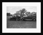 Two Singer Super Sixes at the Bugatti Owners Club gymkhana, 5 July 1931 by Bill Brunell