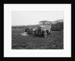 Three women having a picnic during a road test of a Triumph Scorpion, 1931 by Bill Brunell