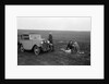 Three women having a picnic during a road test of a Triumph Scorpion, 1931 by Bill Brunell