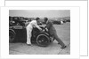 MG M type at Brooklands by Bill Brunell