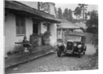 1931 Austin 16/6 on a road test, parked outside the Church House Inn, Stoke Gabriel, Devon by Bill Brunell