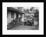 1931 Austin 16/6 on a road test, parked outside the Church House Inn, Stoke Gabriel, Devon by Bill Brunell