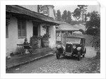 1931 Austin 16/6 on a road test, parked outside the Church House Inn, Stoke Gabriel, Devon by Bill Brunell