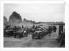 Cars on the starting grid for the Brighton & Hove Motor Club High Speed Trial, Brooklands, c1931 by Bill Brunell