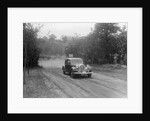 Citroen saloon, Bugatti Owners Club Hill Climb, Chalfont St Peter, Buckinghamshire, 1935 by Bill Brunell