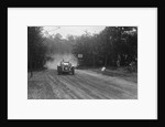 Alvis, Bugatti Owners Club Hill Climb, Chalfont St Peter, Buckinghamshire, 1935 by Bill Brunell