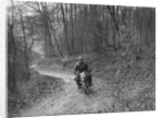 Motorcycle competing in the Inter-Varsity Trial, November 1931 by Bill Brunell