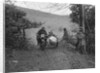 Norton and sidecar ridden by SL Grubb competing in the Inter-Varsity Trial, November 1931 by Bill Brunell