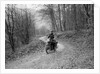 Motorcycle ridden by RD Quincy competing in the Inter-Varsity Trial, November 1931 by Bill Brunell