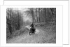 Motorcycle ridden by RD Quincy competing in the Inter-Varsity Trial, November 1931 by Bill Brunell