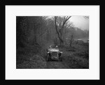 1936 MG TA taking part in a motoring trial, late 1930s by Bill Brunell