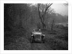 1936 MG TA taking part in a motoring trial, late 1930s by Bill Brunell