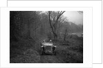1936 MG TA taking part in a motoring trial, late 1930s by Bill Brunell