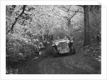 1936 MG TA of the Cream Cracker Team taking part in a motoring trial, late 1930s by Bill Brunell