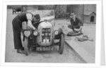 Working on the engine of E Martin's Austin Swallow at the North West London Motor Club Trial, 1929 by Bill Brunell