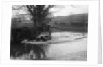 1932 Morris Minor tourer driving through a ford during a motoring trial, 1936 by Bill Brunell
