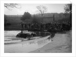 MG PA driving through a ford during a motoring trial, 1936 by Bill Brunell