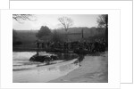 MG PA driving through a ford during a motoring trial, 1936 by Bill Brunell