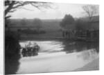 MG PA driving through a ford during a motoring trial, 1936 by Bill Brunell