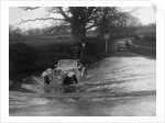 972 cc Singer Le Mans driving through a ford during a motoring trial, 1936 by Bill Brunell