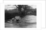 972 cc Singer Le Mans driving through a ford during a motoring trial, 1936 by Bill Brunell