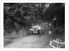 1934 Singer Le Mans of the Candidi Provocatores team taking part in a motoring trial, late 1930s by Bill Brunell