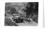 1933 Singer coupe taking part in a West Hants Light Car Club Trial, Ibberton Hill, Dorset, 1930s by Bill Brunell