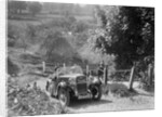 Singer open 2-seater taking part in a West Hants Light Car Club Trial, Ibberton Hill, Dorset, 1930s by Bill Brunell