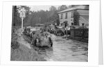 Riley Brooklands outside the Stonor Arms Hotel, Henley-on-Thames, Inter-Varsity Trial, 1930 by Bill Brunell