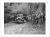 KHL Seaton's Ford Model A saloon receiving a push in the Inter-Varsity Trial, 1930 by Bill Brunell