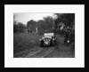 Wolseley Hornet of AK Hunt at the Sunbac Colmore Trial, near Winchcombe, Gloucestershire, 1934 by Bill Brunell