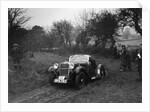 Singer of L Sandford at the Sunbac Colmore Trial, near Winchcombe, Gloucestershire, 1934 by Bill Brunell