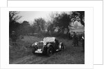 Singer of L Sandford at the Sunbac Colmore Trial, near Winchcombe, Gloucestershire, 1934 by Bill Brunell