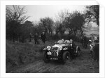 Wolseley Hornet of HK Crawford at the Sunbac Colmore Trial, near Winchcombe, Gloucestershire, 1934 by Bill Brunell