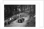Morris Minor taking part in the B&HMC Brighton-Beer Trial, Fingle Bridge Hill, Devon, 1934 by Bill Brunell