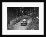 Triumph open tourer taking part in the B&HMC Brighton-Beer Trial, Fingle Bridge Hill, Devon, 1934 by Bill Brunell