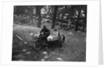 Harley-Davidson and sidecar, B&HMC Brighton-Beer Trial, Fingle Bridge Hill, Devon, 1934 by Bill Brunell