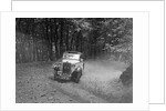 Singer coupe competing in the B&HMC Brighton-Beer Trial, Fingle Bridge Hill, Devon, 1934 by Bill Brunell