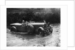3-litre Lagonda of RD Tong fording the River Exe at Yealscombe, Devon, JCC Lynton Trial, 1932 by Bill Brunell