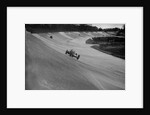 Bentley of Tim Birkin on the way to winning a race at a BARC meeting, Brooklands, 1930 by Bill Brunell