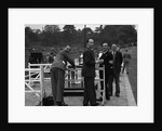 British racing driver Goldie Gardner at the Imperial Trophy race, Crystal Palace, 1939 by Bill Brunell