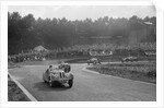 LG Johnson's Frazer-Nash BMW 328 leading two MG PBs, Imperial Trophy, Crystal Palace, 1939 by Bill Brunell