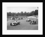 Riley of PW Maclure and ERAs of Raymond Mays and AC Dobson, Imperial Trophy, Crystal Palace, 1939 by Bill Brunell