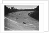Frazer-Nash and Frazer-Nash BMW racing on the banking at Brooklands, 1938 or 1939 by Bill Brunell