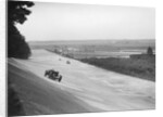 Talbot 95 Special of GA Wooding racing on the banking at Brooklands, 1938 or 1939 by Bill Brunell